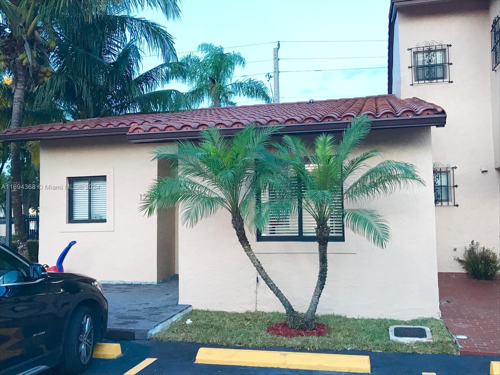 a view of a house with a patio