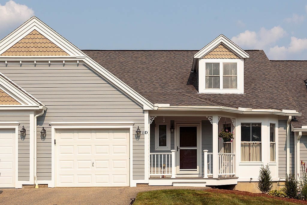 front view of a house with a porch