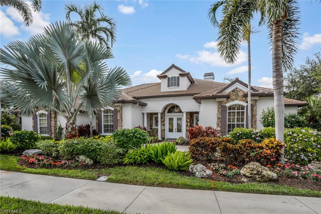 View of front of home featuring french doors