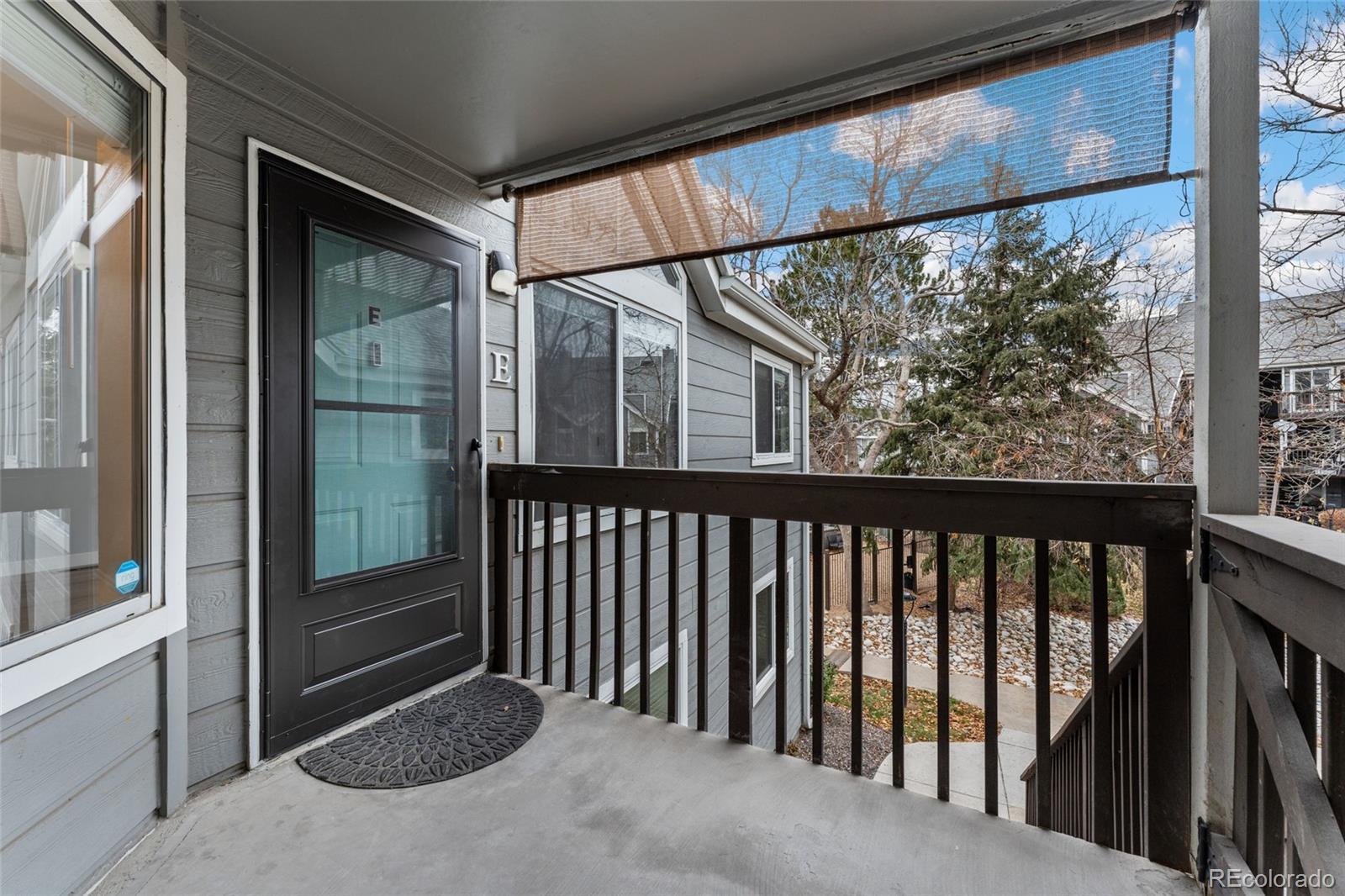 a view of a porch