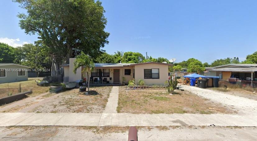 a view of a house with a patio