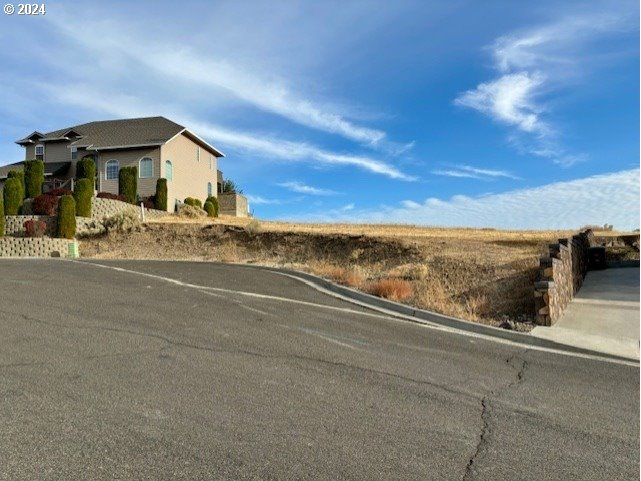 a view of a house with a ocean view