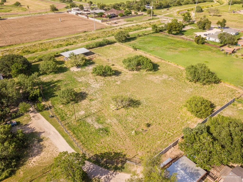 Bird's eye view featuring a rural view