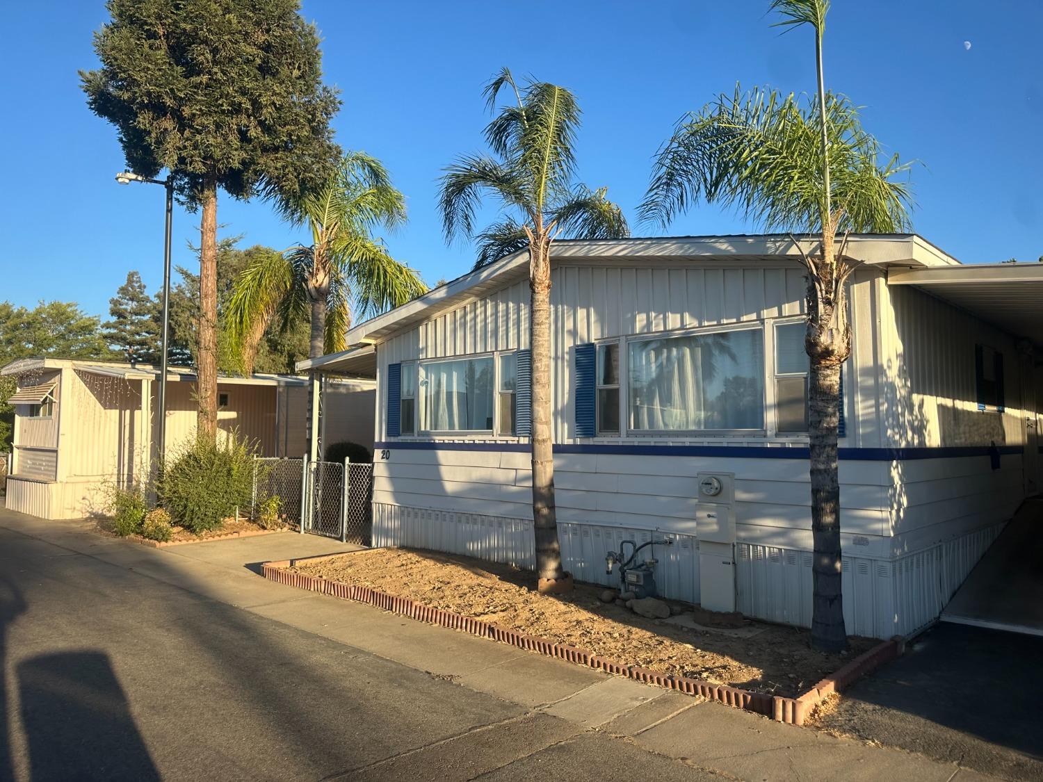 a view of a house with a patio