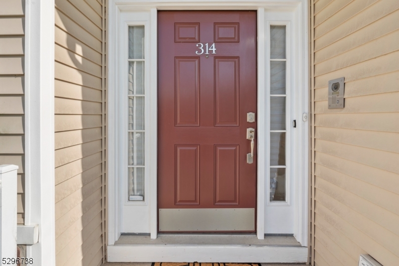 view of wooden door