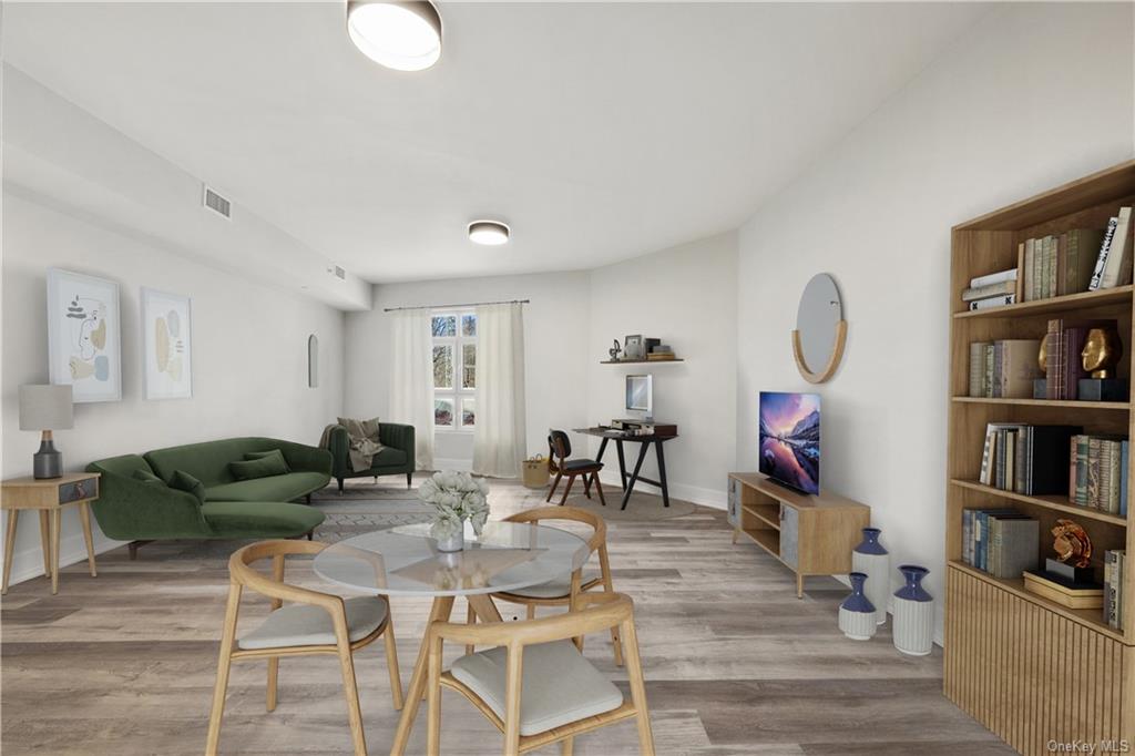 Living room featuring wood-type flooring