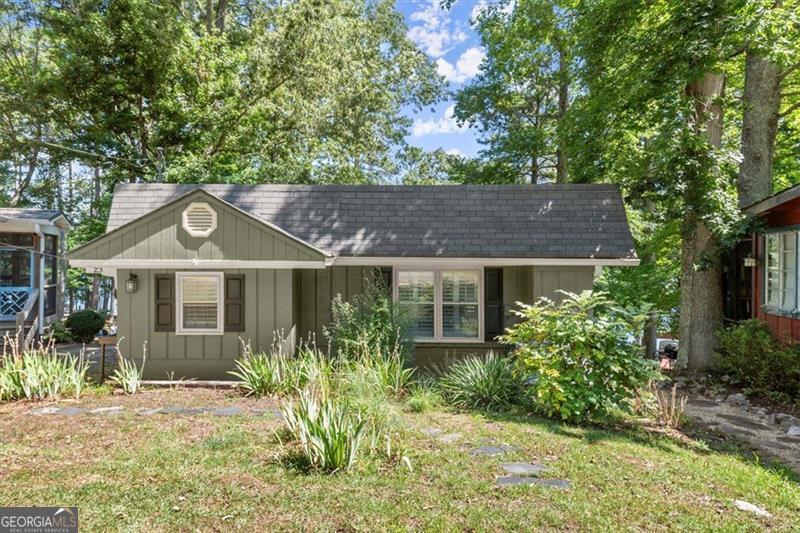 front view of house with a yard