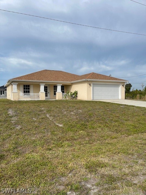 a view of house with garden