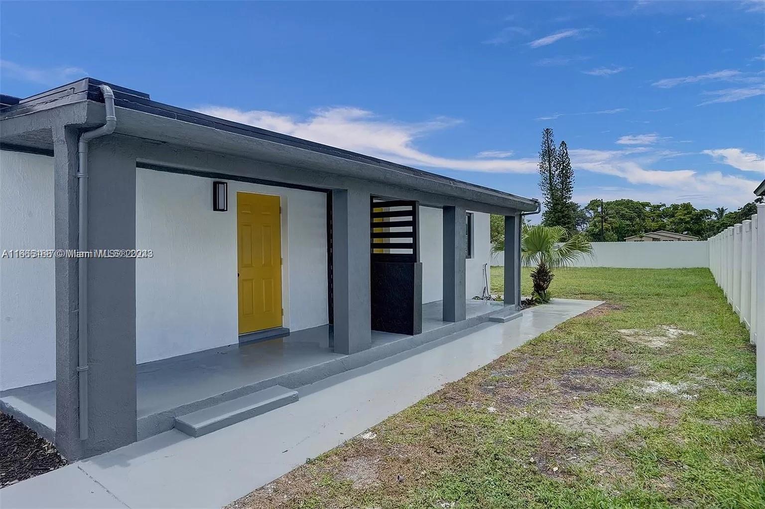 a view of a house with a porch