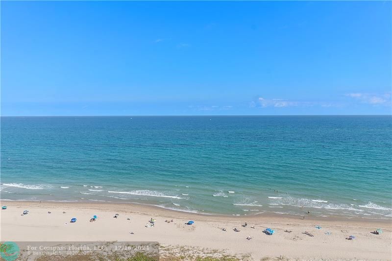 a view of an ocean beach