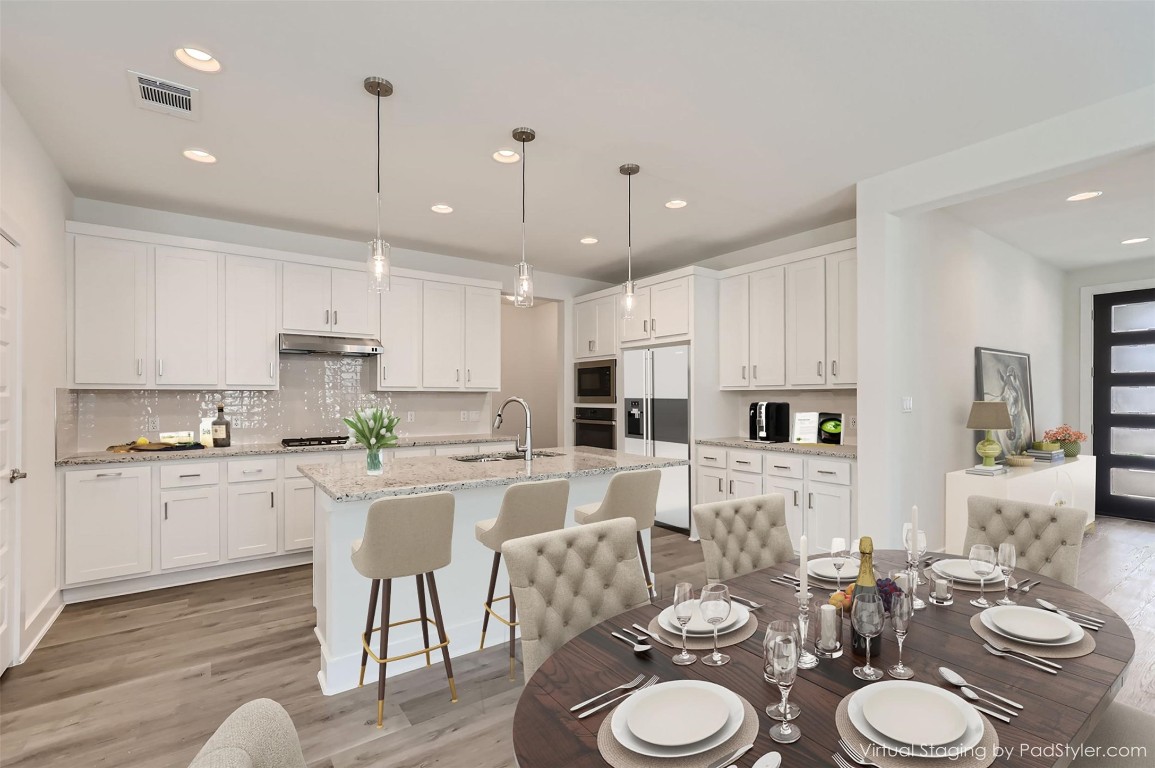 Welcome to 1317 Salt Lick.  An open concept floorplan with a Gourmet Kitchen!