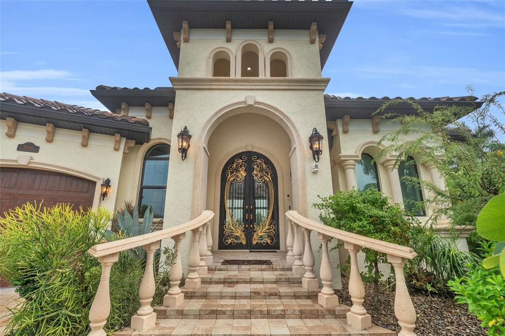 a view of a house with a porch