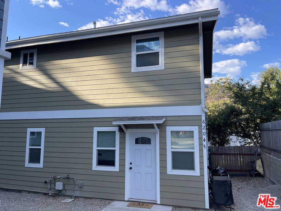 a side view of a house