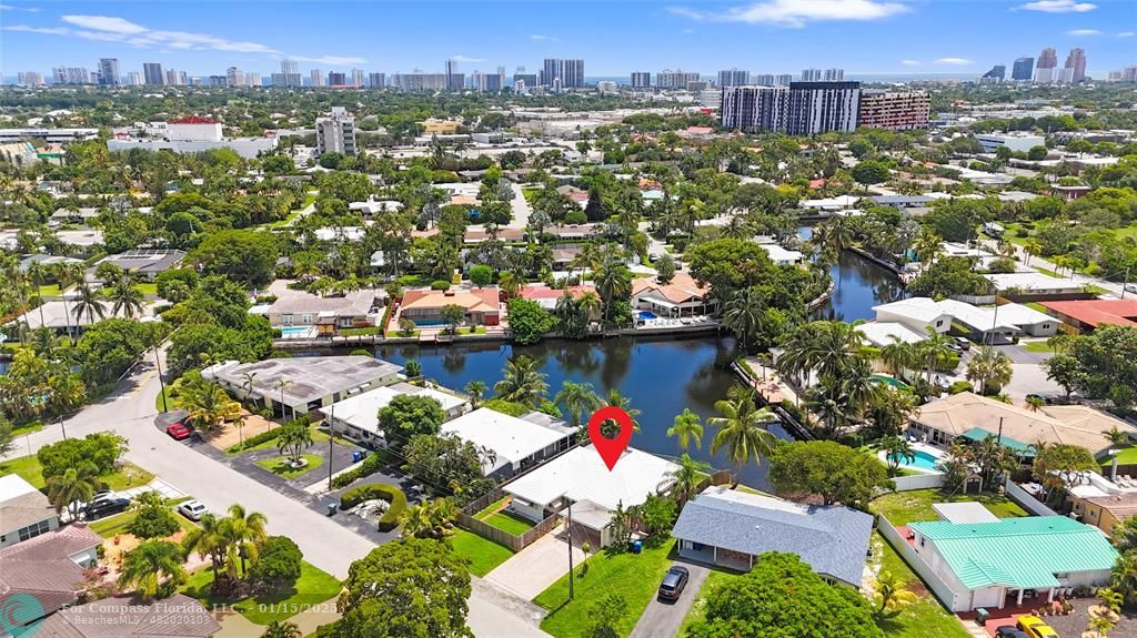 Views in the background of Ocean front Condos South.  Only 2 miles to the beach