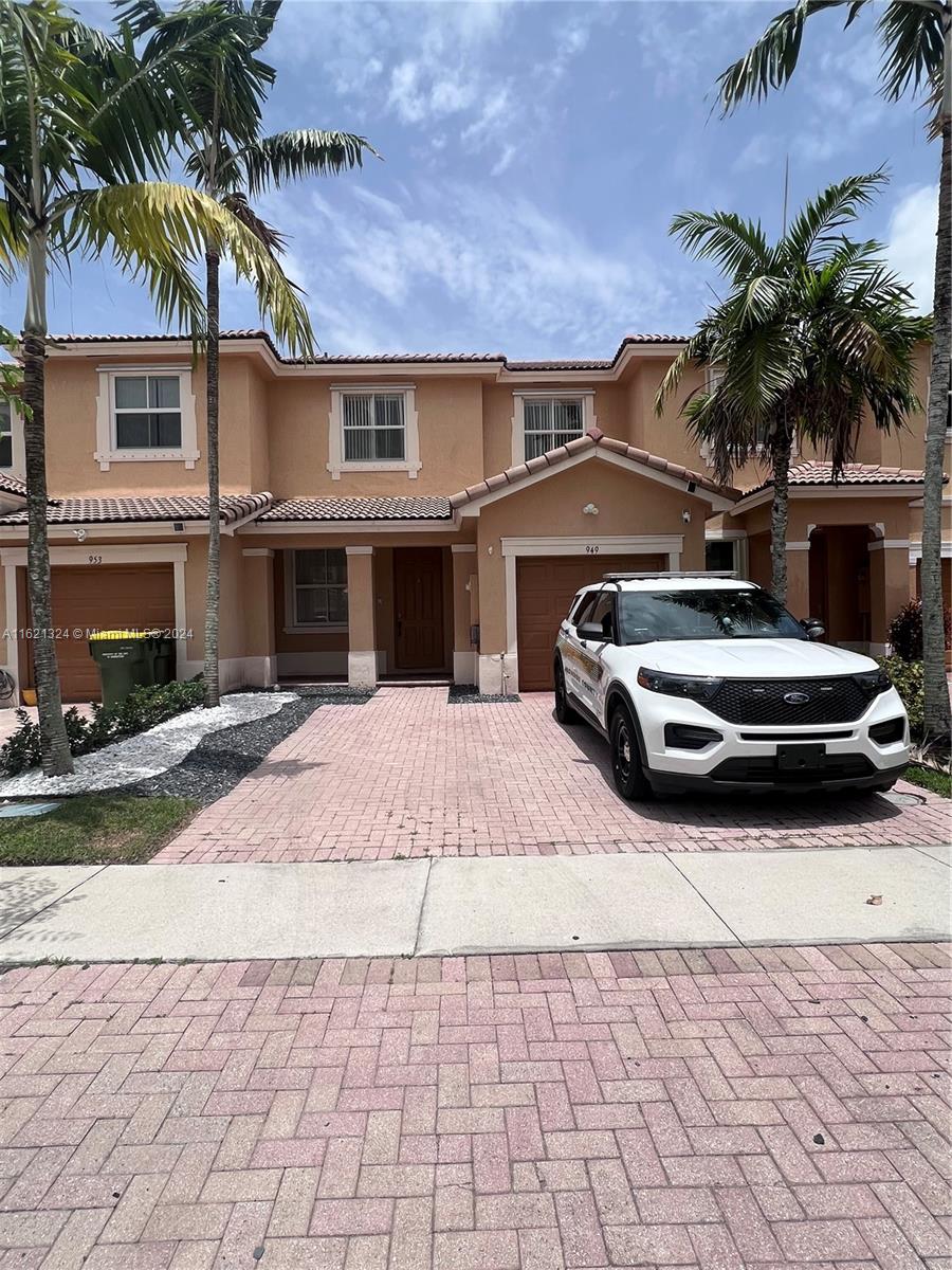 a car parked in front of house