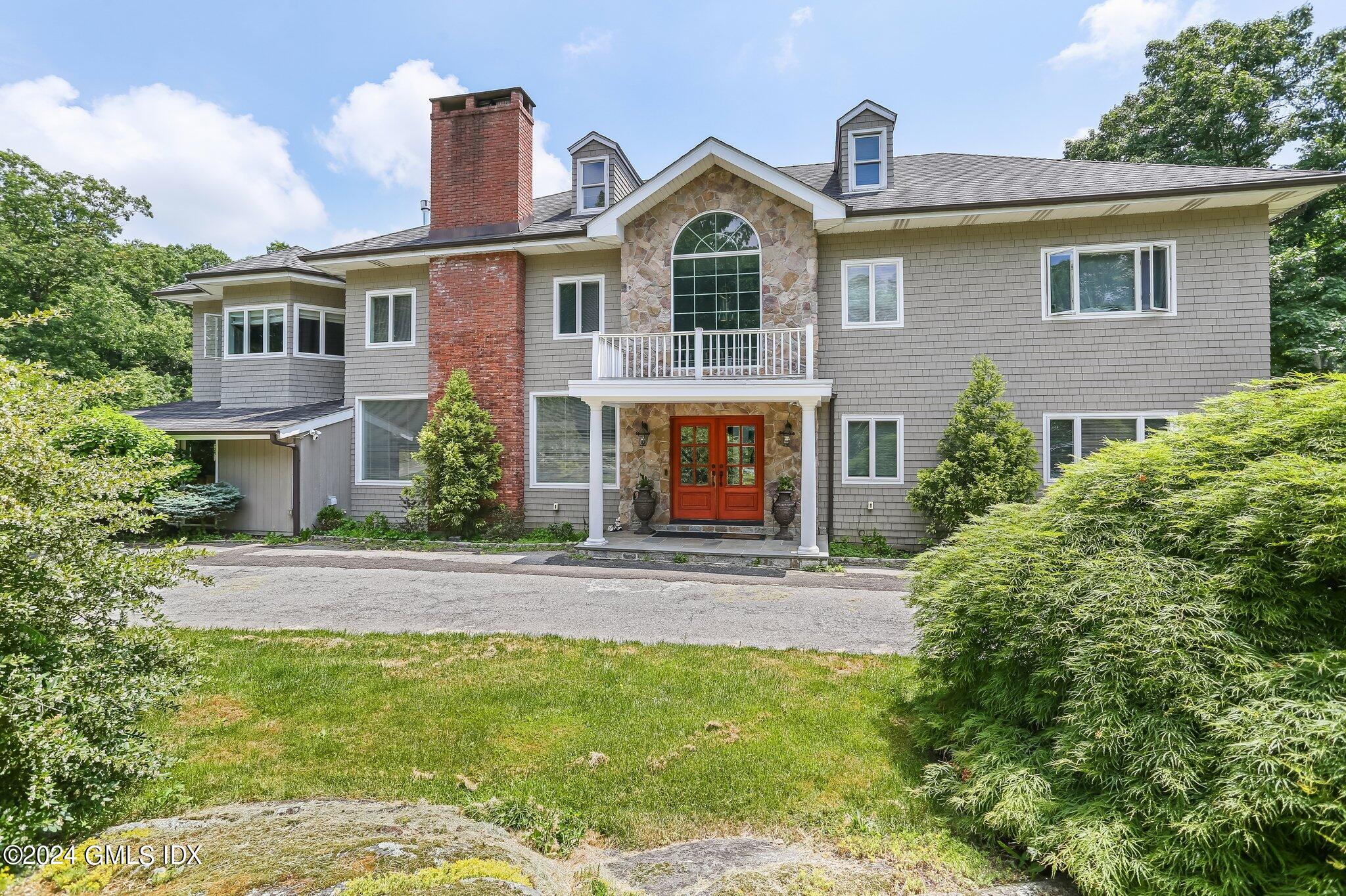 front view of house with a yard