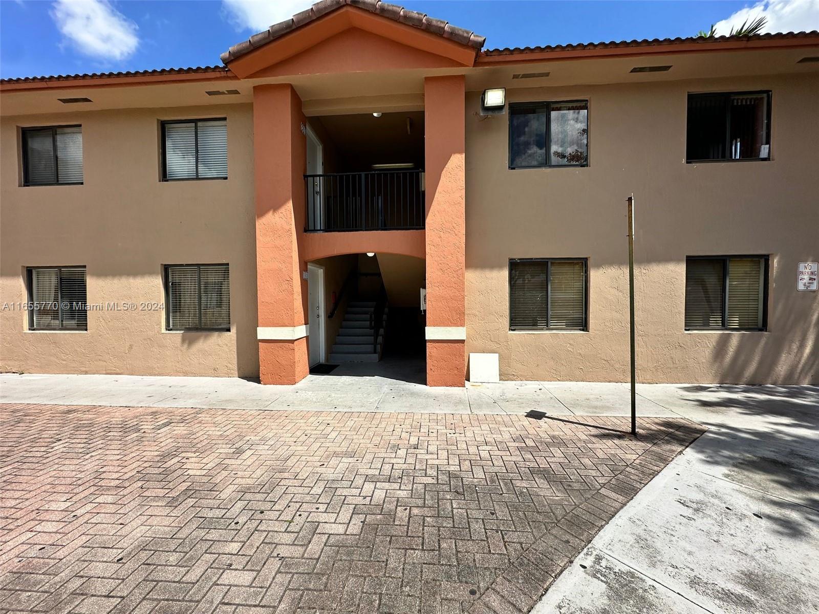 a view of a house with entrance