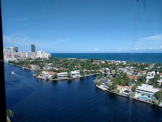 an aerial view of a ocean view