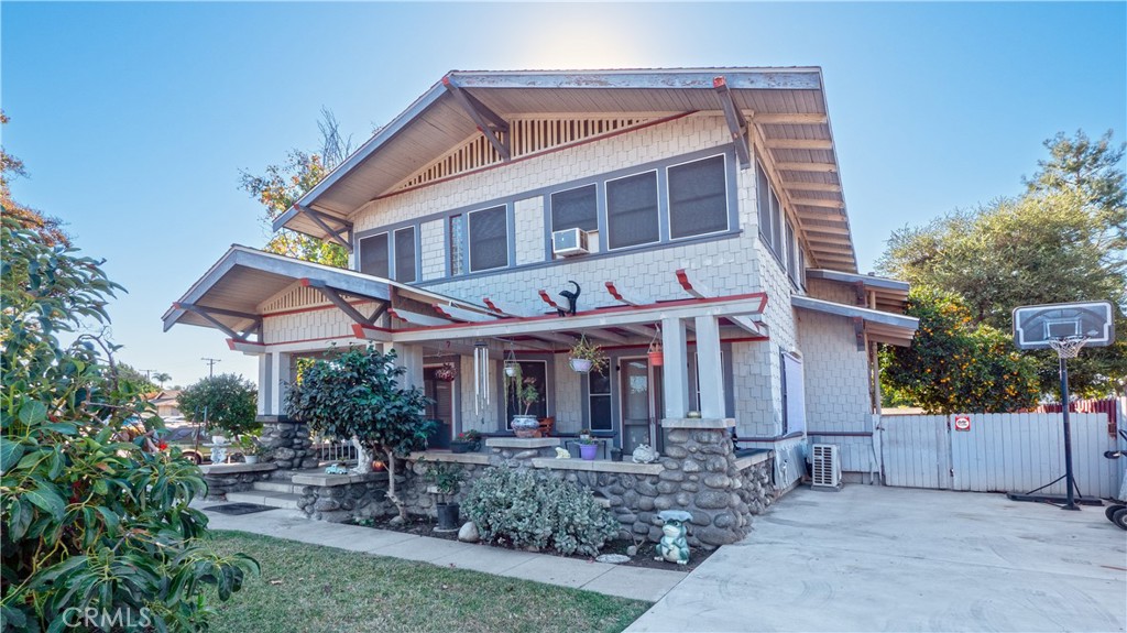 front view of a house with a porch