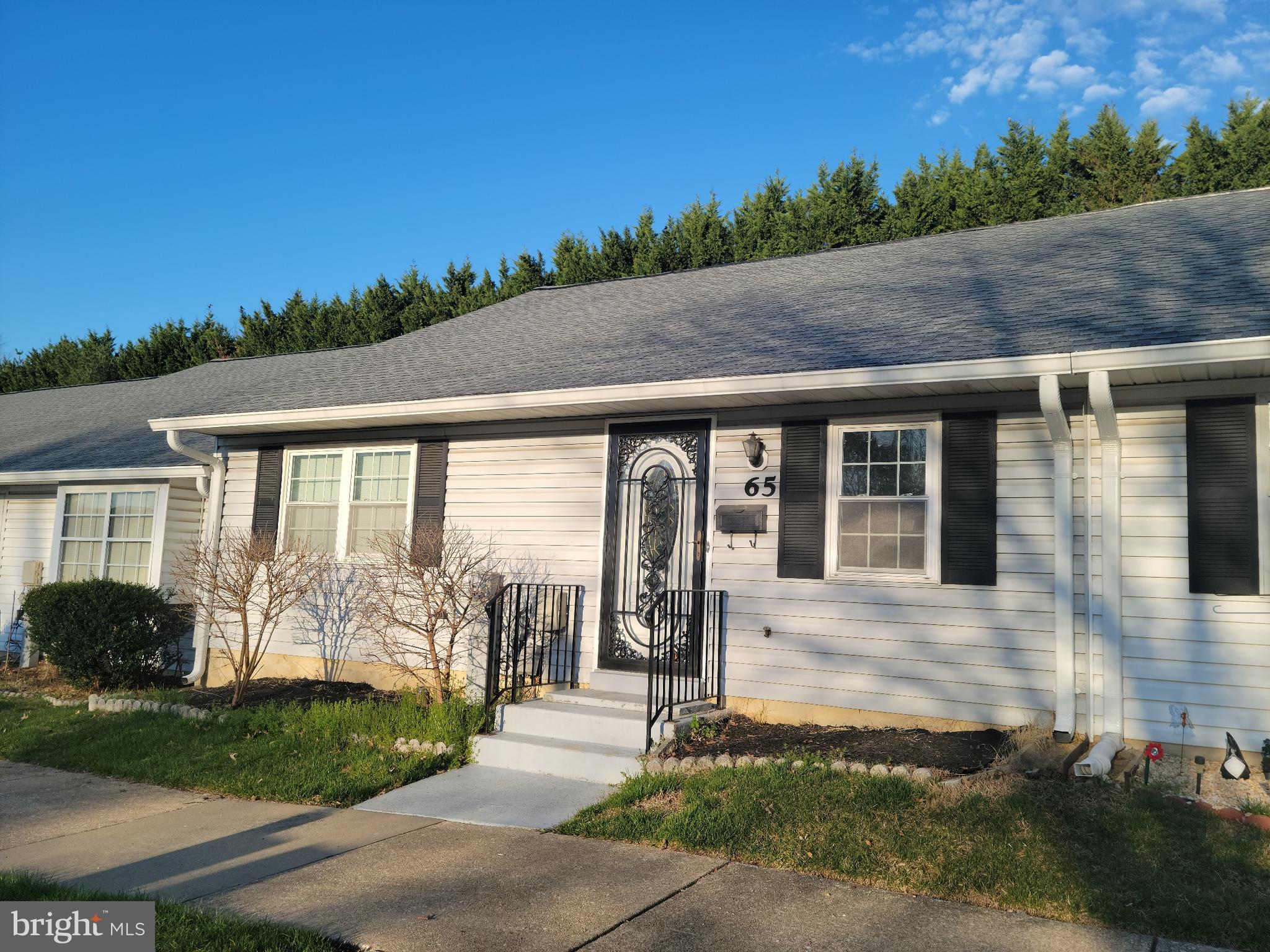 front view of house with a yard