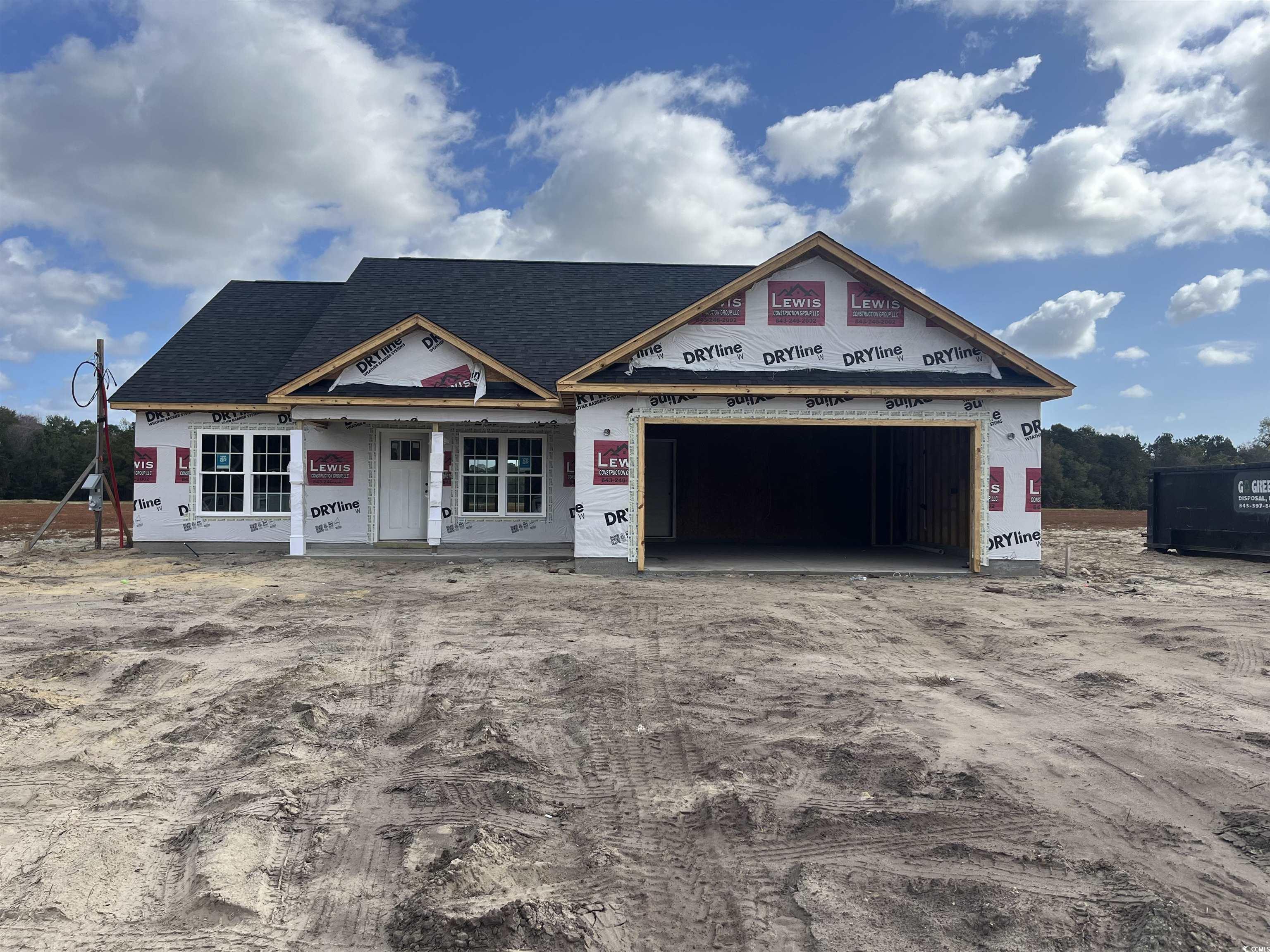 View of property under construction