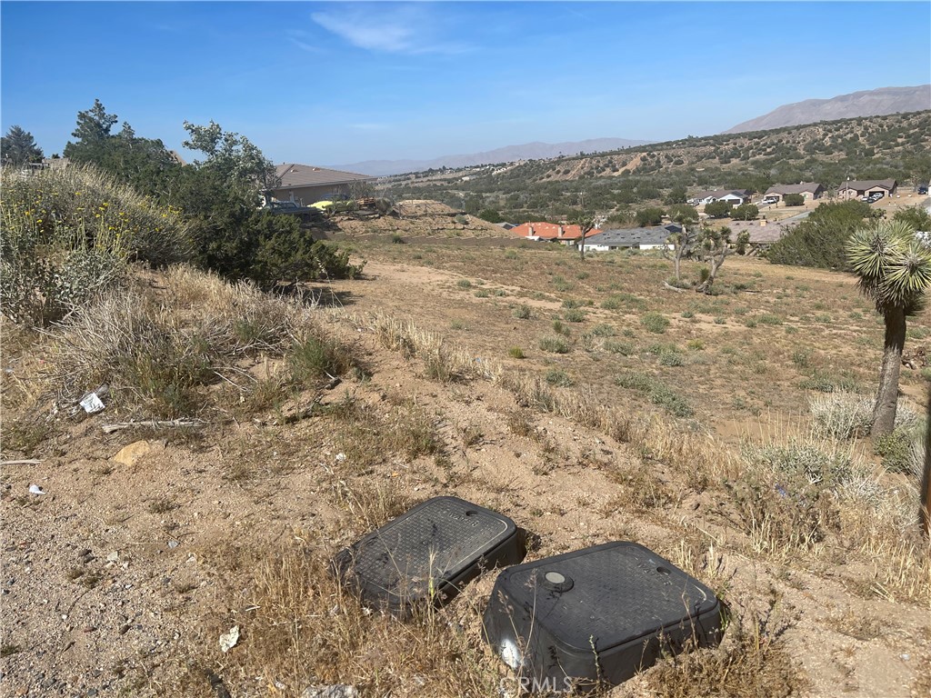 a view of city and mountain