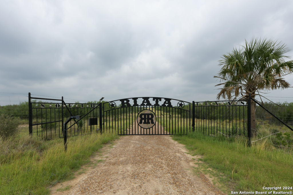 a view of a wrought iron fence