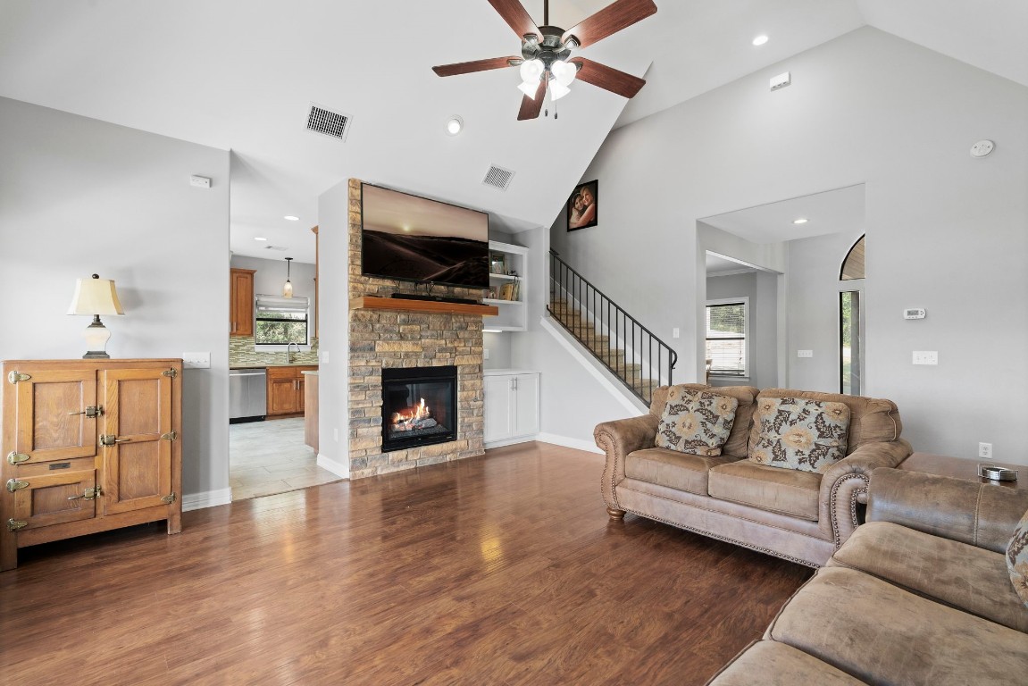 Upon entering this beautiful home, you will immediately notice the open and bright floorplan, and soaring ceilings.