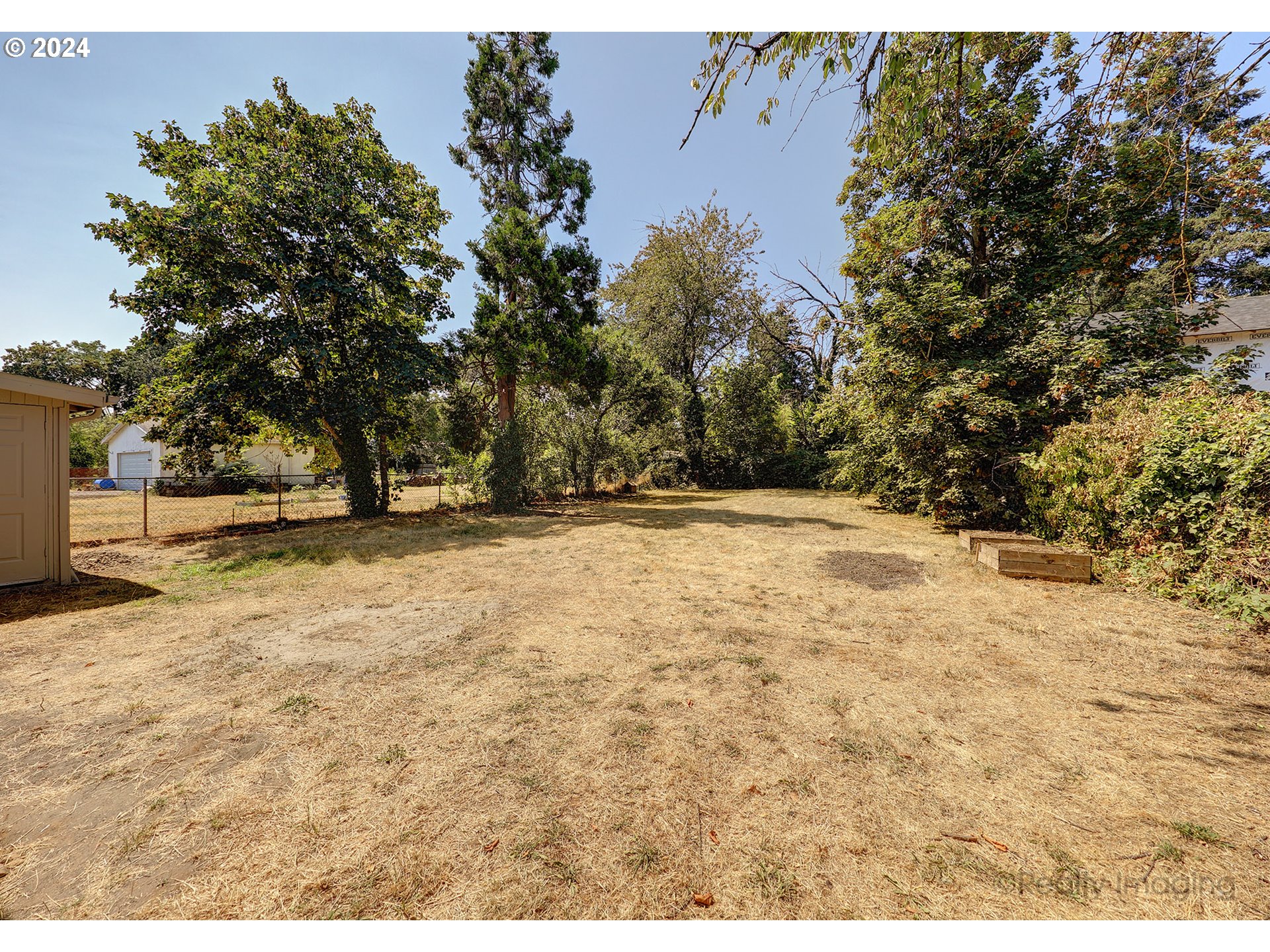 a view of outdoor space with trees