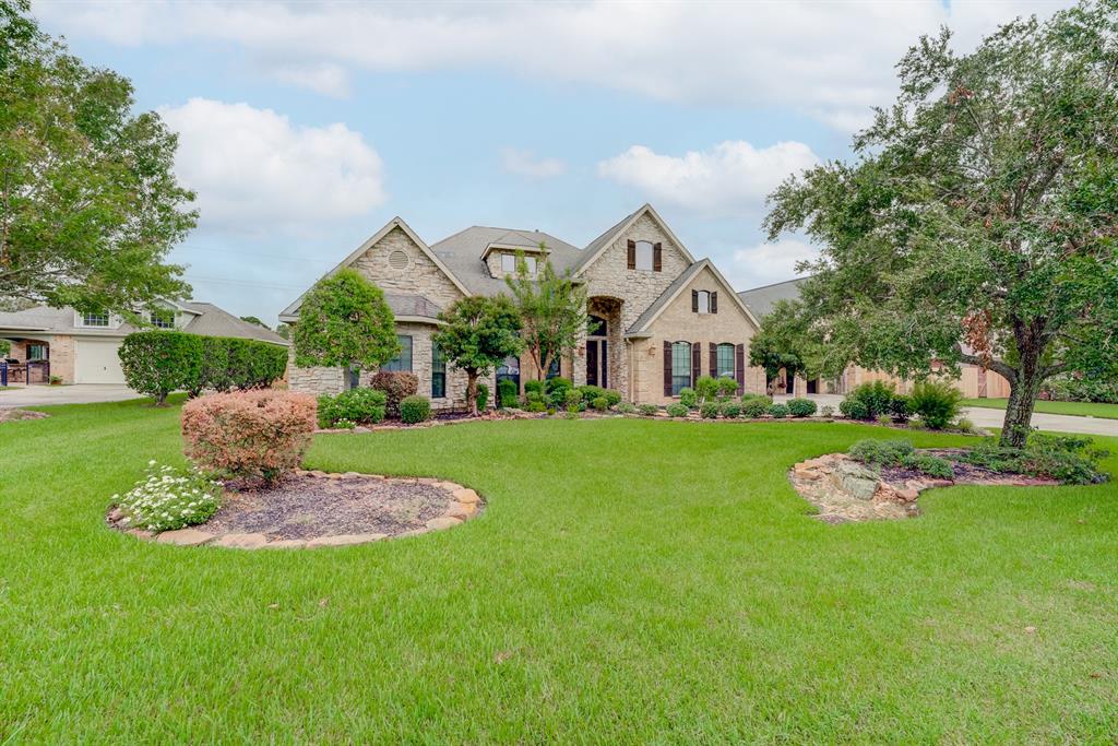 a front view of house with garden