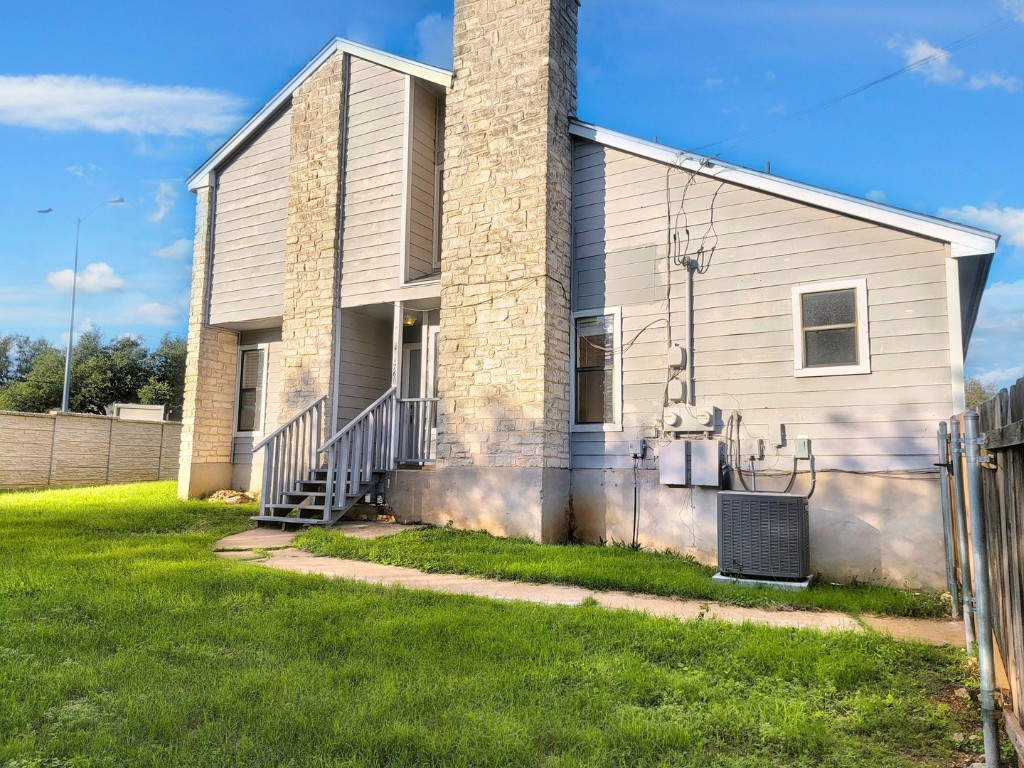 a front view of house with yard