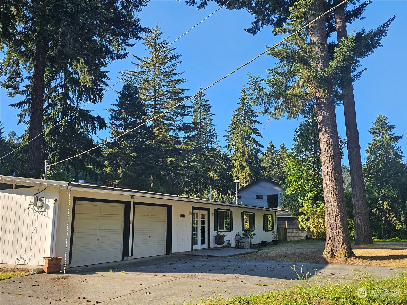 front view of house with a yard