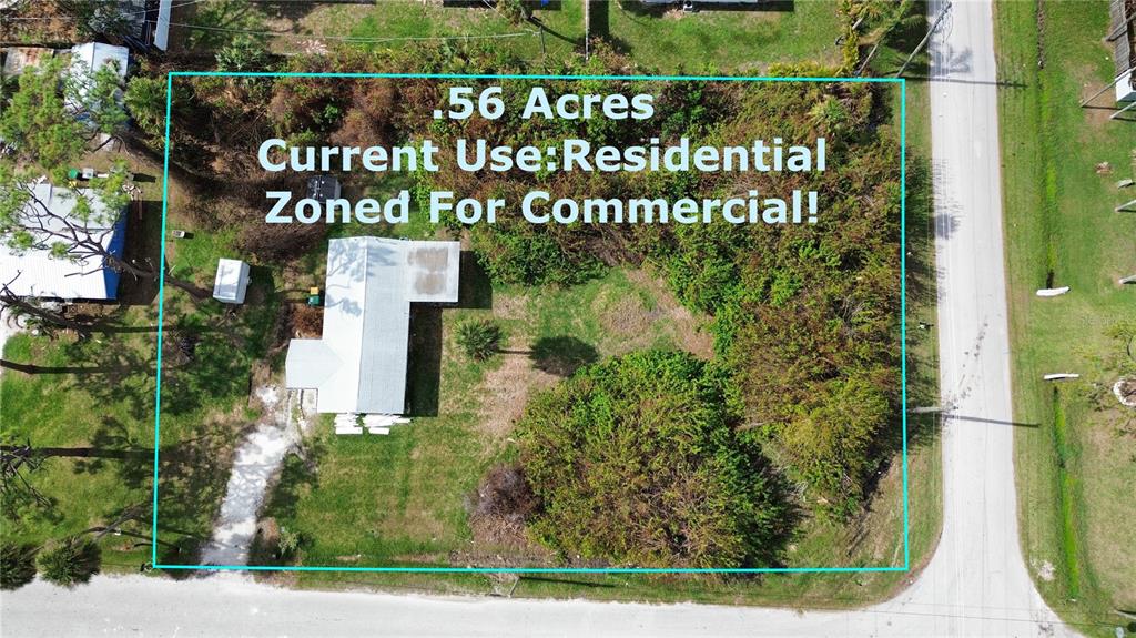 .46 acres ZONED COMMERCIAL currently used as residential