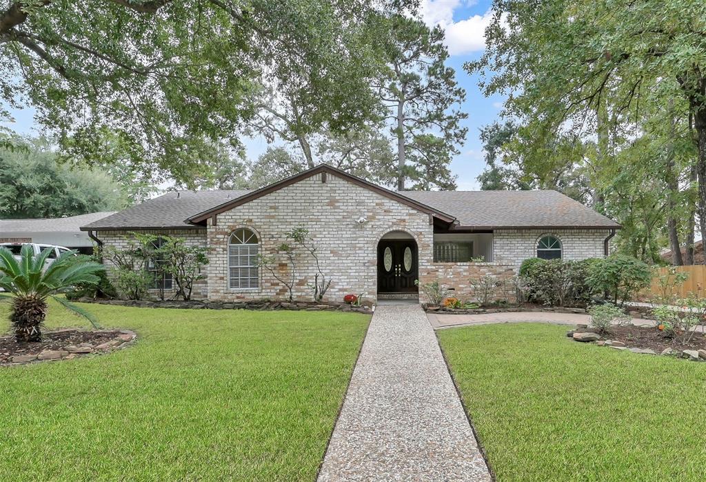 A beautiful home on a huge lot.