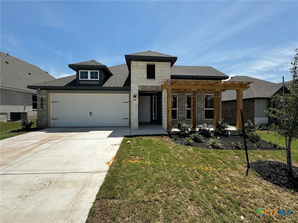 a view of a house with patio