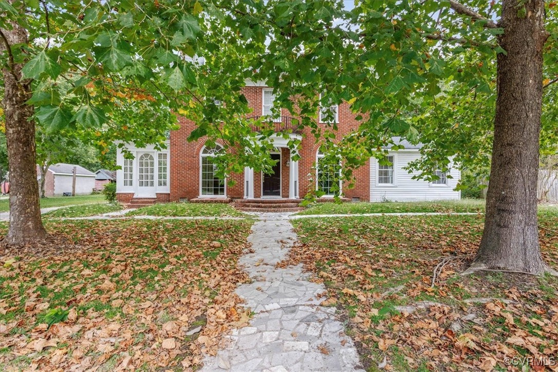 View of colonial inspired home