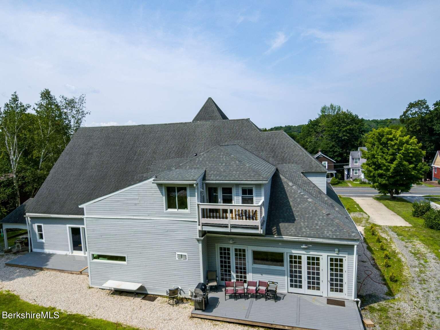 a front view of a house with a porch