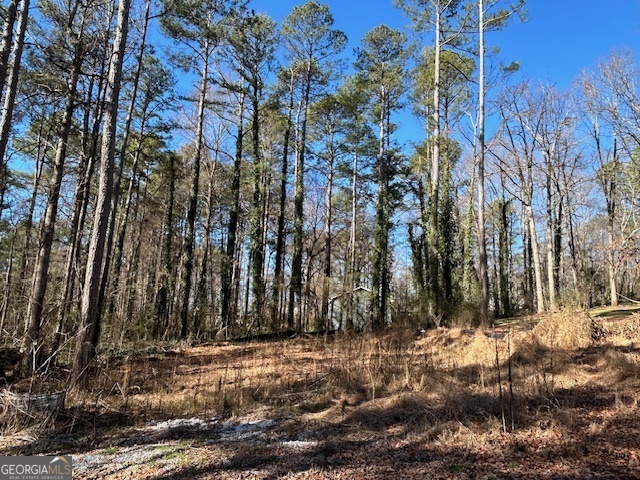 a view of outdoor space with trees