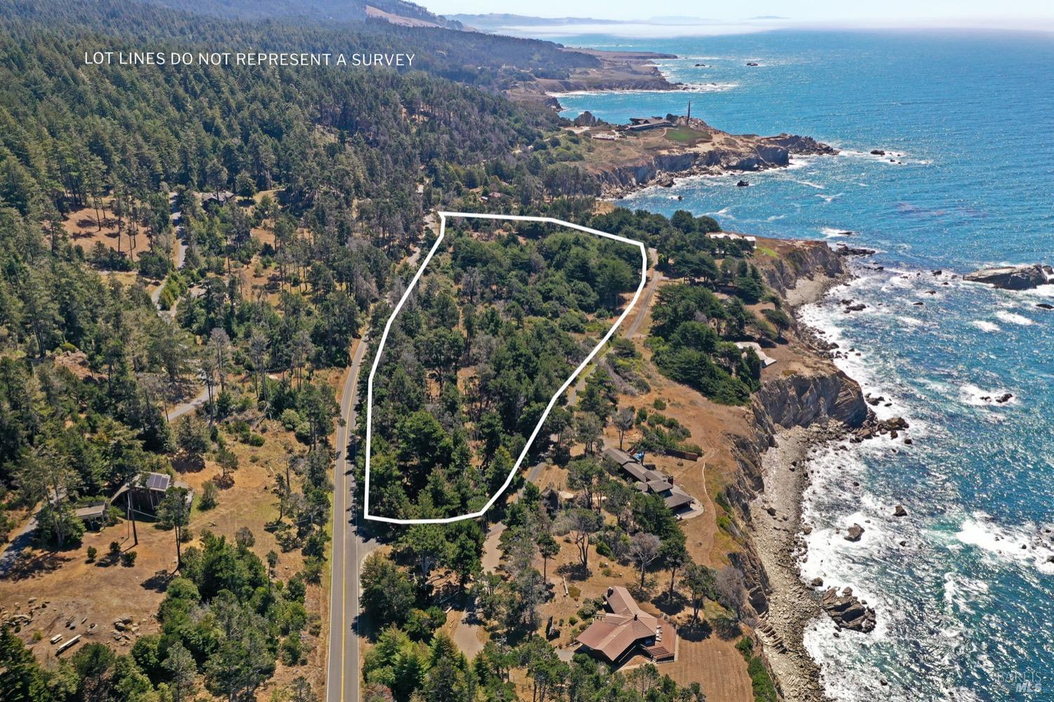 8.8 acres of pristine Sonoma Coastline. Estate Quality. PG&E onsite. Water Meter Installed. Fire Hydrants along property lines. Septic evaluation shows multiple bedroom capacity possible. Easily accessed from CA Route 1. No HOA!! Walking distance to Iconic Timber Cove Resort. Ocean views guaranteed. Perfect for your Sonoma Coast Dream Estate!