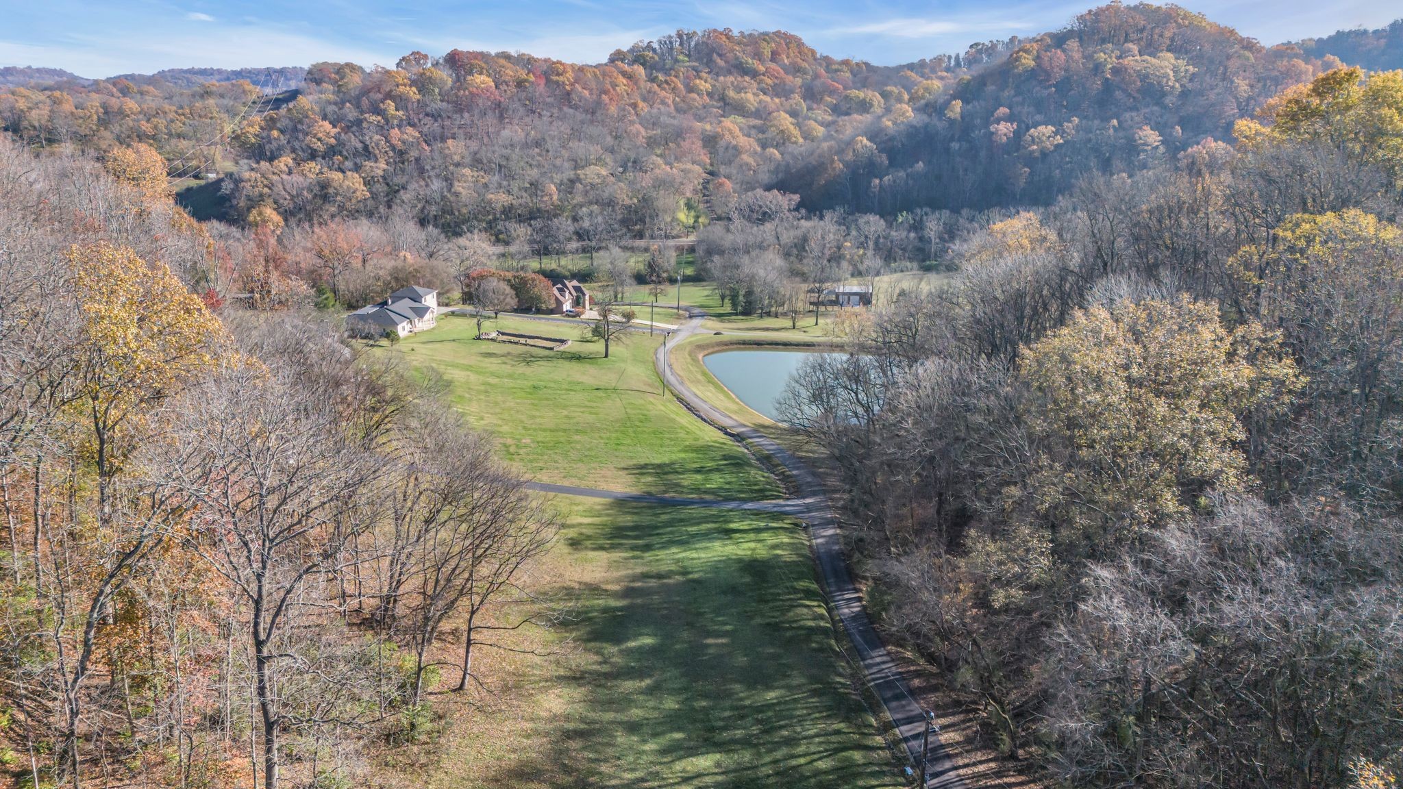 AERIAL PHOTO of the Entrance Area to the Development Rely on Survey + Legal Description only for Exact Property Lines This is not the Subject Property Homesite