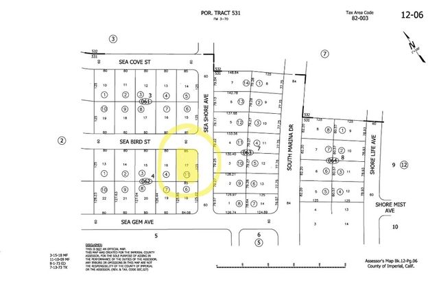 $17,500 | 1173 Sea Bird Street | Salton City