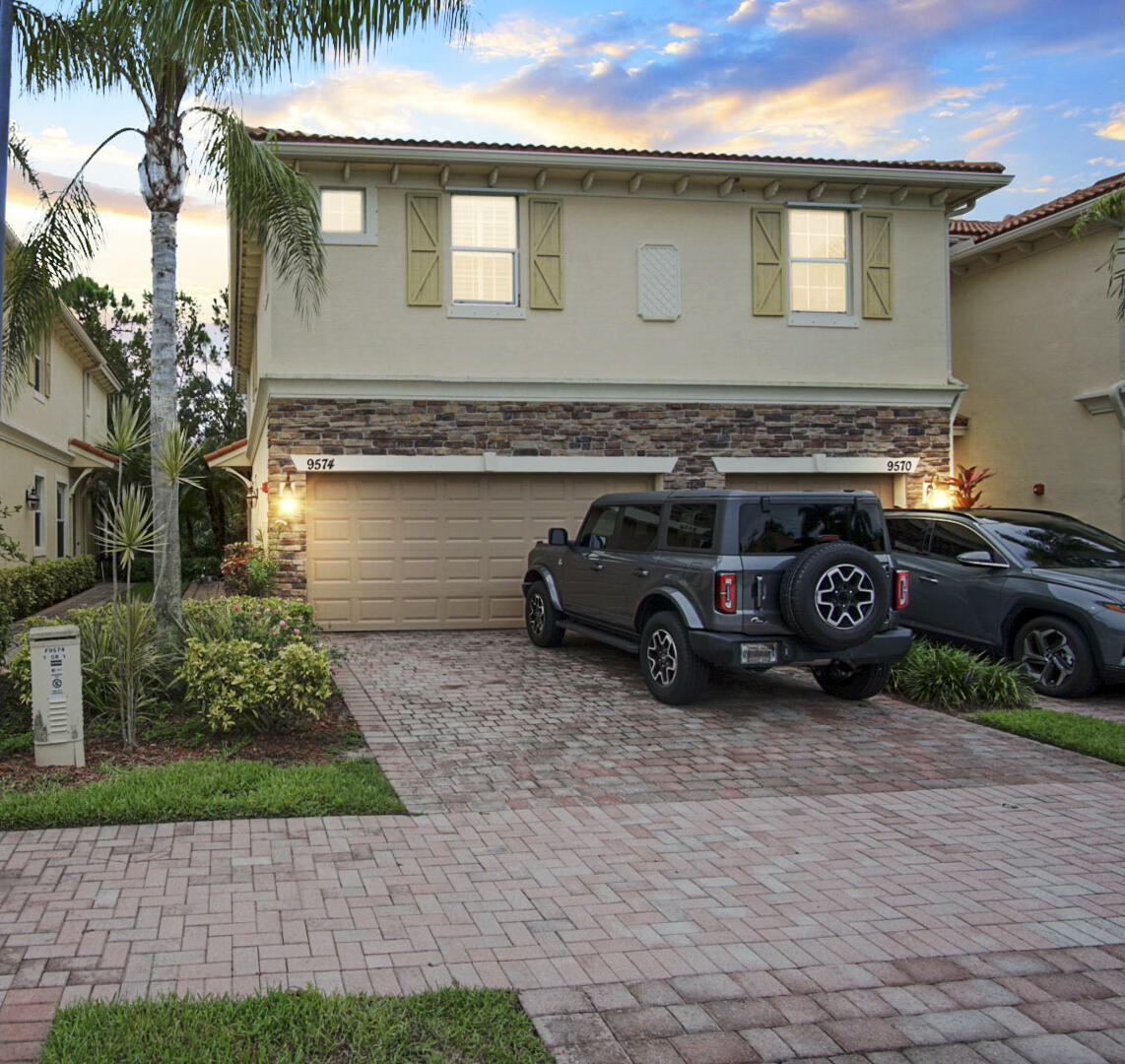 a view of a car garage