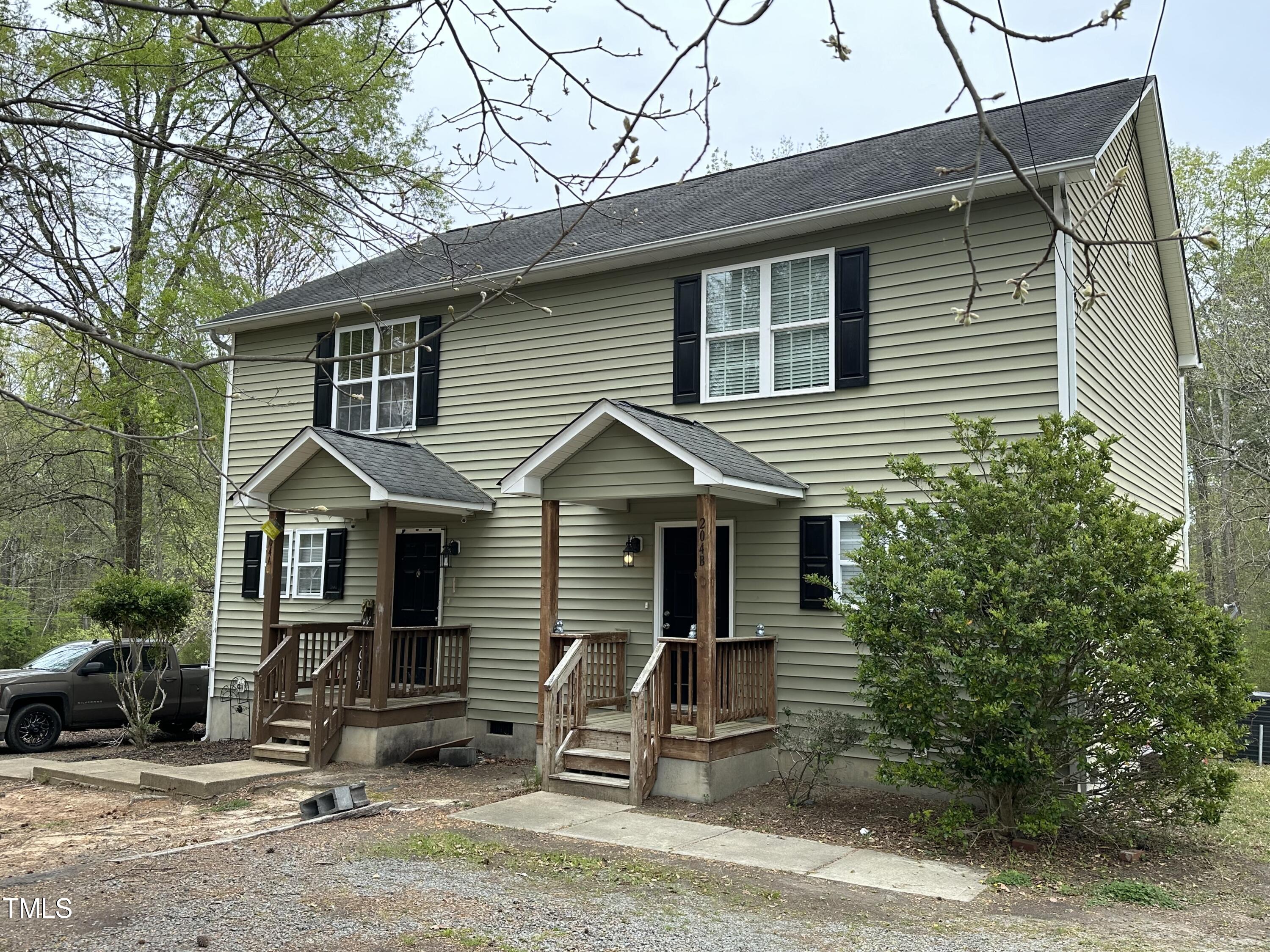 a view of a house with a patio