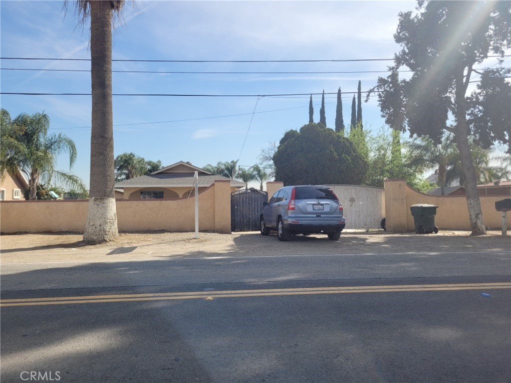 a car parked on the side of the road