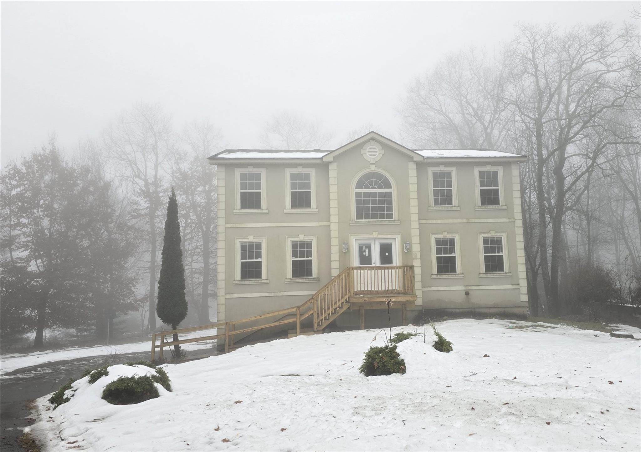 View of colonial-style house