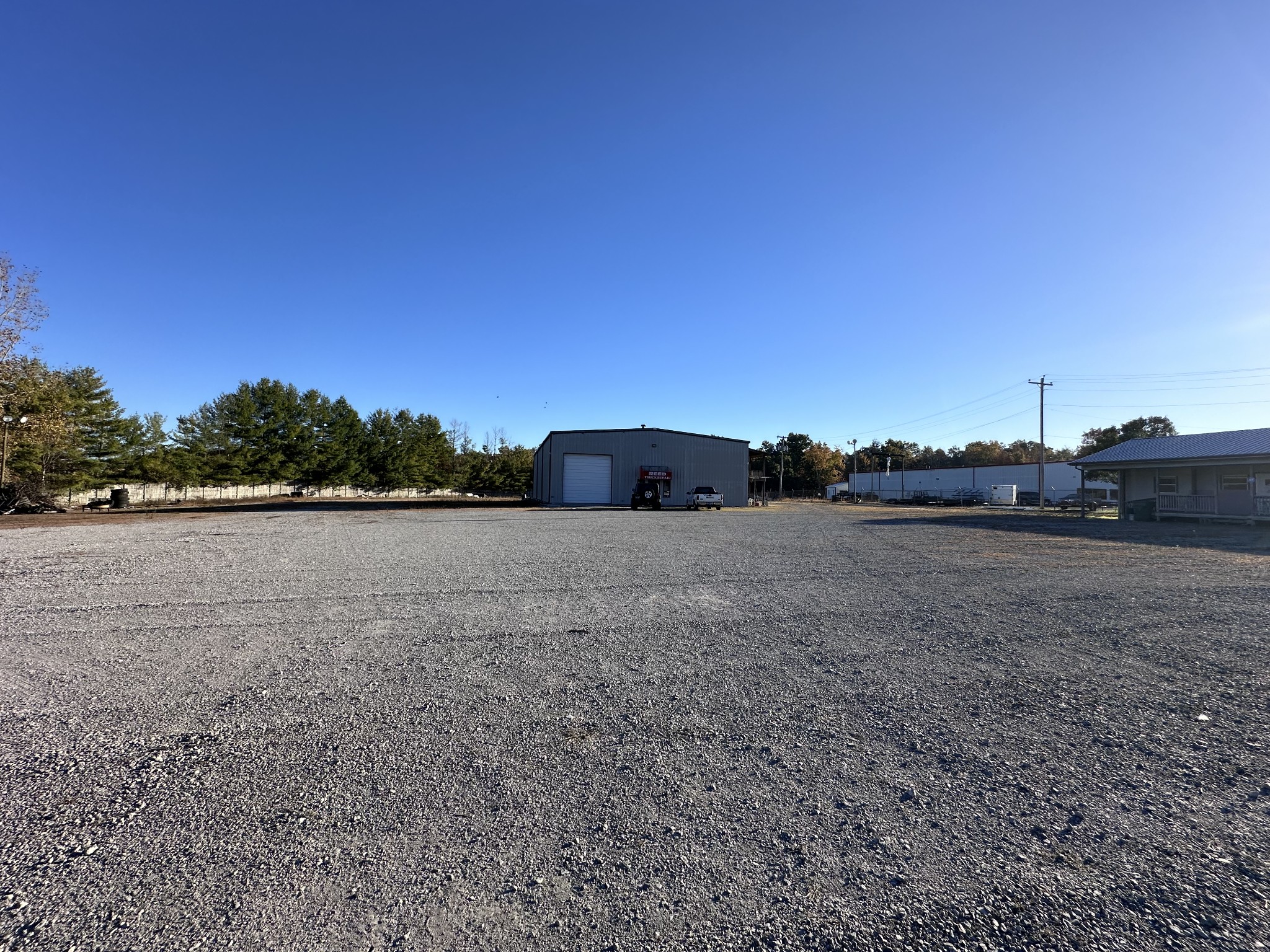 a view of an outdoor space and a yard