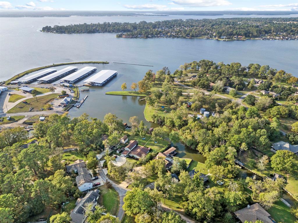 a view of a lake with a lake