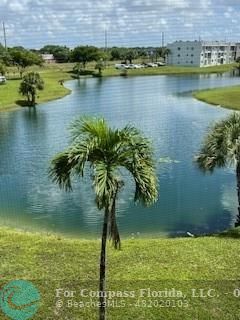 a view of a lake with houses