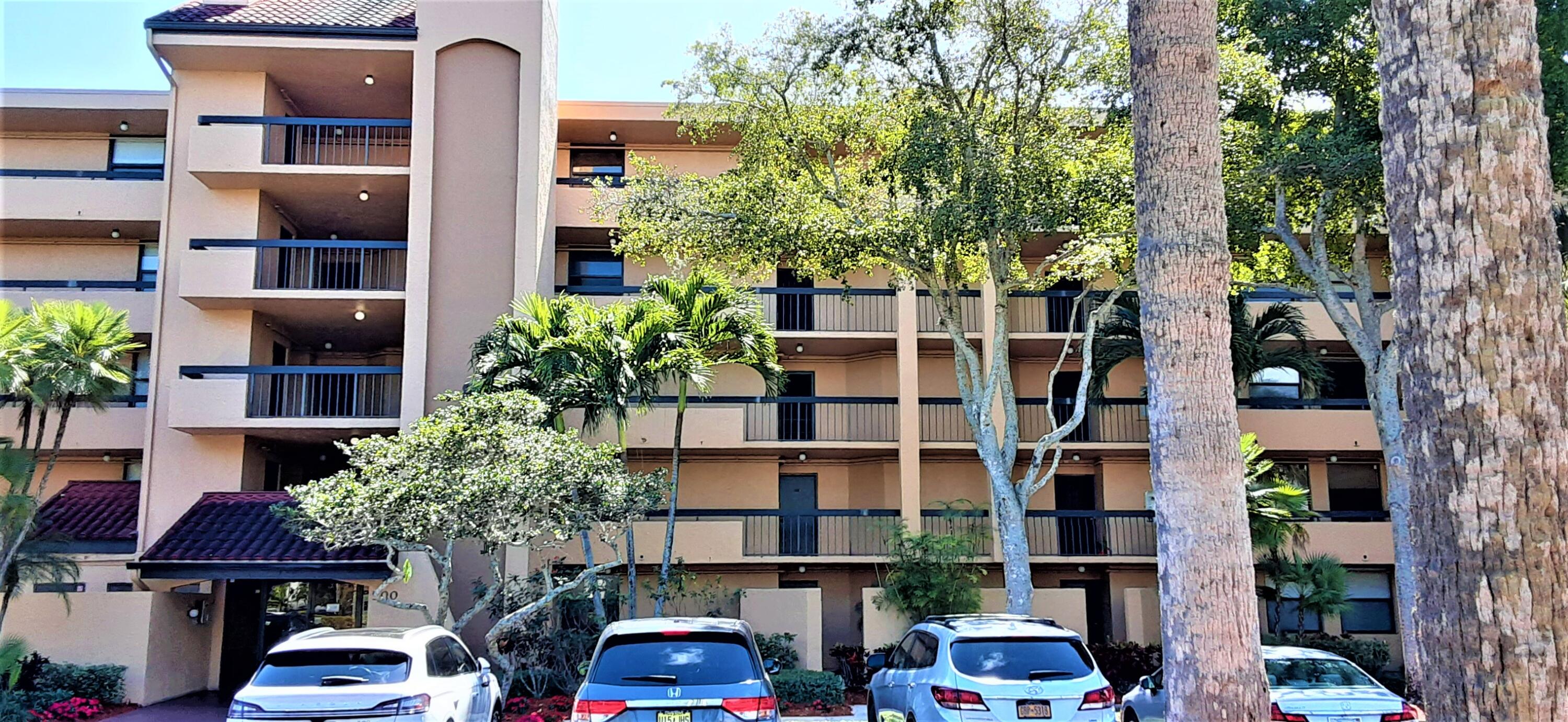 a car parked in front of a building