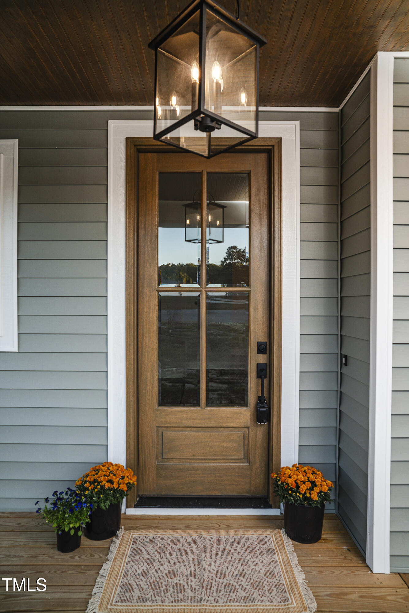 a view of a entryway door front of house